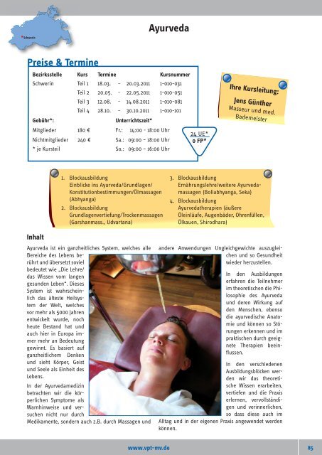 Preise & Termine - VPT Landesgruppe Mecklenburg-Vorpommern