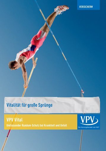 Vitalität für große Sprünge VPV Vital - VPV Versicherungen