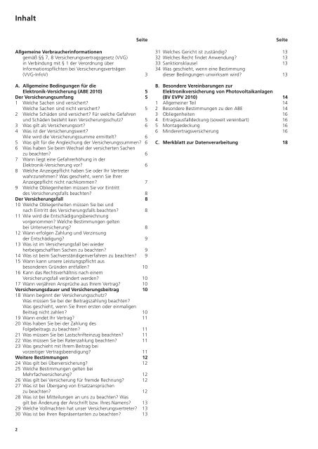 Bedingungen und Verbraucherinformationen für die Elektronik ...