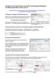 Checkliste Umstellung ProfiCash