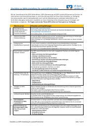 Checkliste zur SEPA-Umstellung für Lastschrift-Einreicher