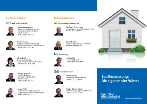 Flyer Baufinanzierung 03.2013_neu.cdr - VR Bank Mittelhaardt eG