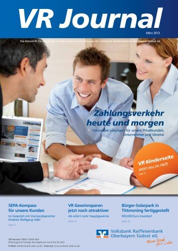 Ausgabe März 2013 als PDF - Volksbank Raiffeisenbank ...