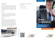 Informationsprospekt - Volksbank Raiffeisenbank Würzburg eG