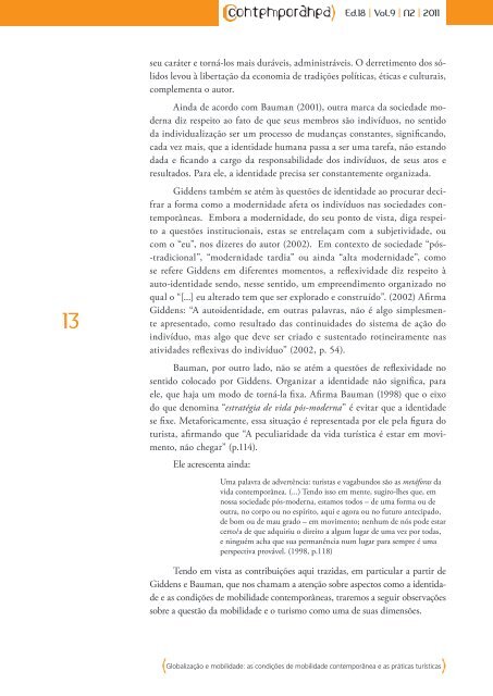 Edição 18 | Ano 9 | No.2 | 2011 REVISTA - Contemporânea - Uerj