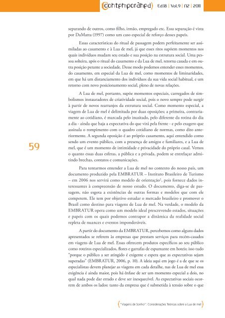 Edição 18 | Ano 9 | No.2 | 2011 REVISTA - Contemporânea - Uerj