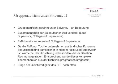 Liechtenstein: Auch mit Solvency II ein attraktiver ...