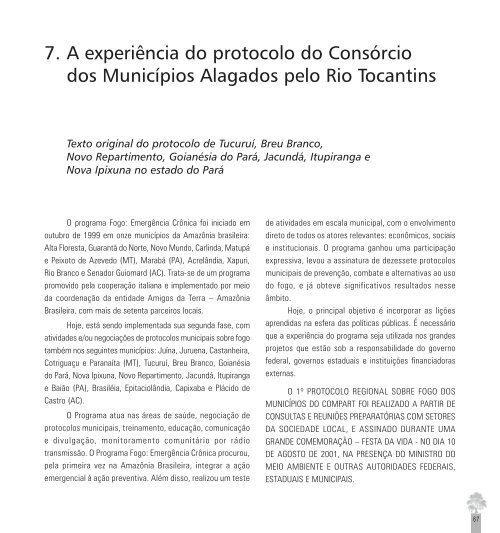 A Amazônia-Encontrando Soluções - Ambasciata d'Italia a Brasilia ...