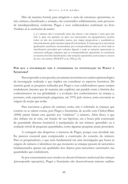 Jean Piaget no século XXI - Faculdade de Filosofia e Ciências ...