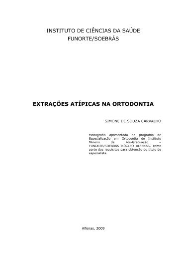 EXTRAÇÕES ATÍPICAS NA ORTODONTIA - GAPO