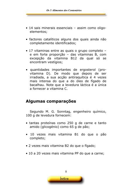 Os 5 Alimentos dos Centenários - Clube Positivo