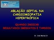 Ablação septal na cardiomiopatia hipertrófica obstrutiva - SBHCI