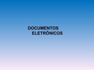 DOCUMENTOS ELETRÔNICOS