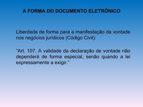 DOCUMENTOS ELETRÔNICOS