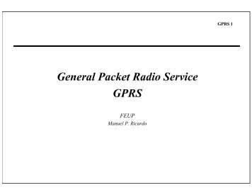 General Packet Radio Service GPRS