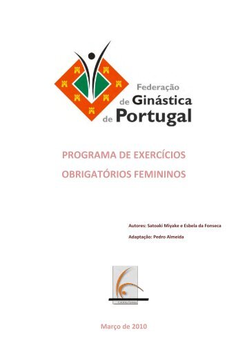 programa de exercícios obrigatórios femininos - Federação de ...