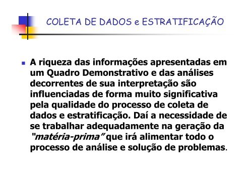 ferramentas para o controle ea melhoria da qualidade