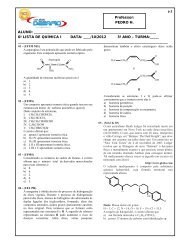 ALUNO: 6ª LISTA DE QUÍMICA I DATA: ____/10/2012 3º