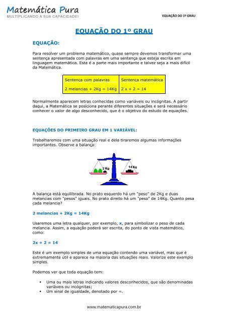 Eu curto Matemática - Jogo Uno Conceito: Equações de Primeiro Grau com Duas  Variáveis Objetivos: Compreender as possibilidades de solução de uma  equação de primeiro grau com duas variáveis. Materiais: Impressão colorida