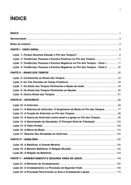 FUNDAMENTOS BÍBLICOS DE ESCATOLOGIA - Perry Shaun Brown