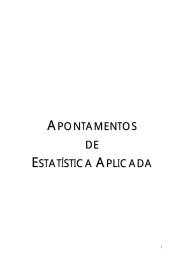 APONTAMENTOS DE ESTATÍSTICA APLICADA