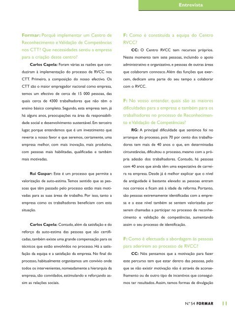 Formar N.º 54 - IEFP