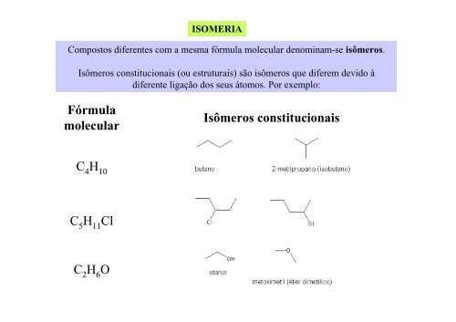 estereoquímica - Campus Porto Seguro