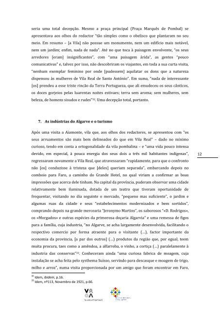 O Algarve e o turismo da região na «Revista de Turismo» (1916-1924)