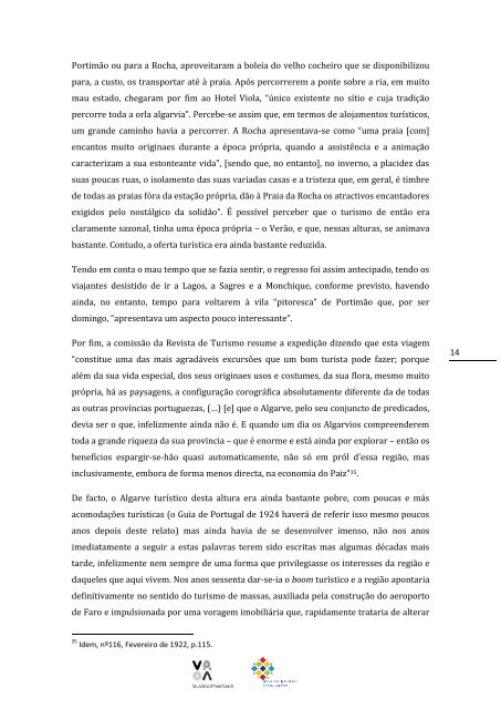 O Algarve e o turismo da região na «Revista de Turismo» (1916-1924)