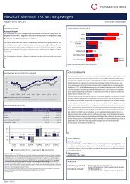 Flossbach von Storch SICAV - Ausgewogen R 02.04.2012 Factsheet