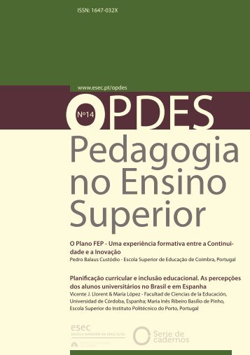 Pedagogia no Ensino Superior (14) - ESEC