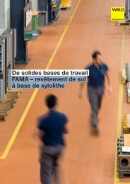 FAMA - revêtement de sol à base de xylolithe - Walo Bertschinger AG