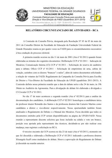 RELATÓRIO CIRCUNSTANCIADO DE ATIVIDADES.pdf - UFGD