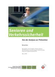 Senioren und Verkehrssicherheit, VCS - Universität Zürich