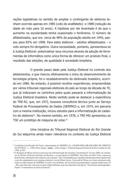 Voto Eletrônico - Tribunal Regional Eleitoral do Rio Grande do Sul