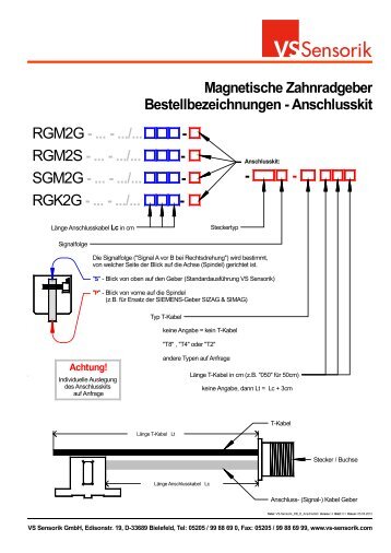 Anschluss-Kit - VS Sensorik