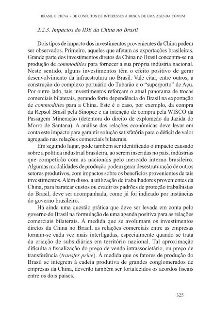 Brasil e China no Reordenamento das Relações ... - Funag