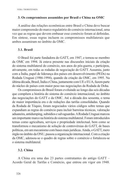 Brasil e China no Reordenamento das Relações ... - Funag