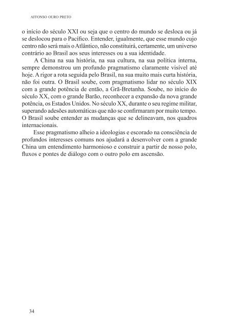 Brasil e China no Reordenamento das Relações ... - Funag