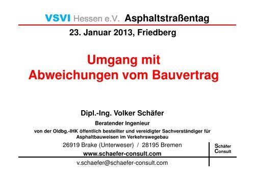 Schäfer Consult - VSVI Hessen