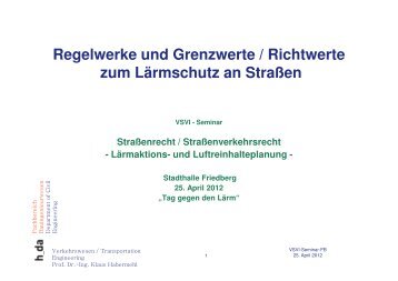 4.) Prof. Dr.-lng. Klaus Habermehl, Hochschule ... - VSVI Hessen