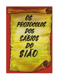 Os Protocolos dos Sábios do Sião - Projeto: 