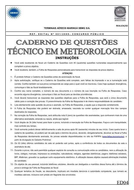 Técnico em Meteorologia