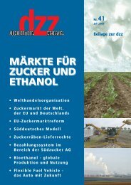 märkte für zucker und ethanol märkte für zucker und ethanol - VSZ