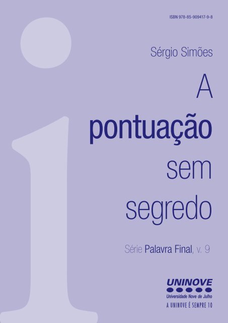 A pontuacao sem segredo - Uninove