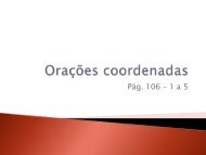 Orações coordenadas - Sagrado - Rede de Educação