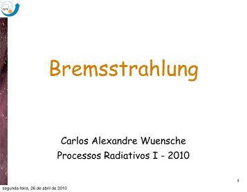 Emissão Bremsstrahlung
