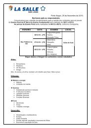 8ª série do Ensino Fundamental - Portal La Salle