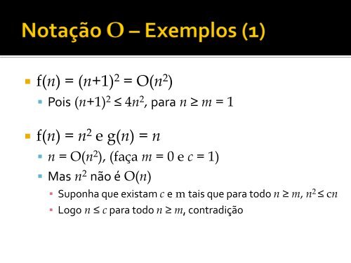 Análise de complexidade - UFMG