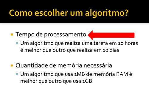 Análise de complexidade - UFMG